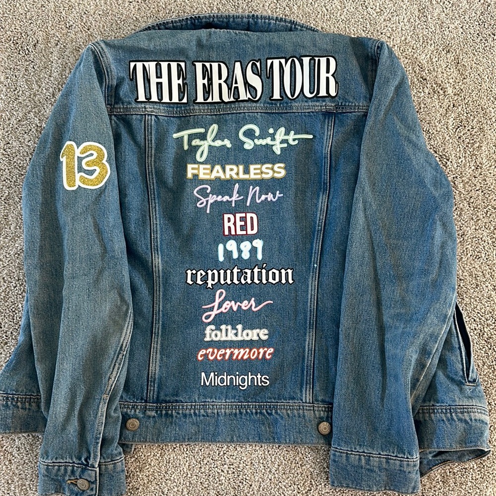 Taylor Swift Eras Tour Jean Jacket